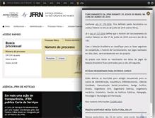 Tablet Screenshot of jfrn.jus.br
